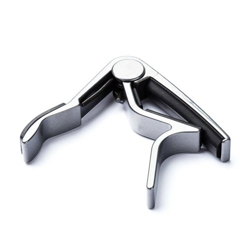 Dunlop 83CS Trigger Capo for Western Guitar, curved, smoked chrome