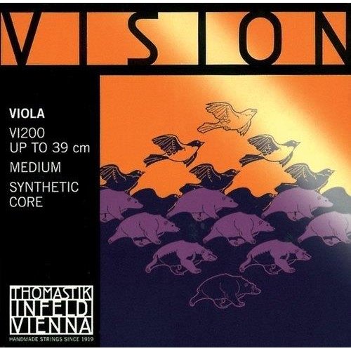 Thomastik-Infeld Jeu de cordes pour alto Vision Synthetic Core, VI200 (moyen)