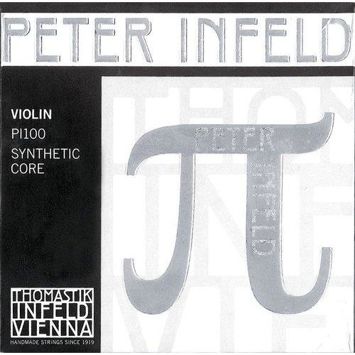 Thomastik-Infeld Jeu de cordes pour violon avec mi platine Synthetic Core Peter Infeld, PI101