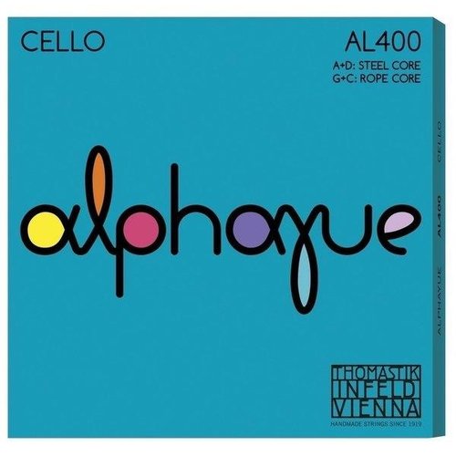 Thomastik-Infeld Set di corde per violoncello 4/4 Alphayue, AL400 (media)