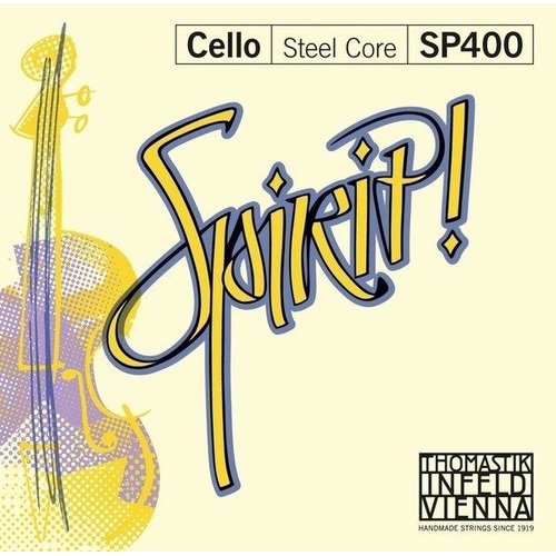 Thomastik-Infeld Juego de cuerdas para violonchelo 3/4 Spirit!, SP4003/4 (media)