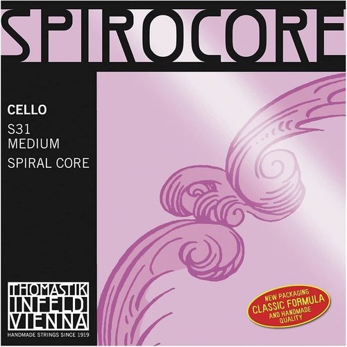 Thomastik-Infeld Cello strings Spirocore set, S31st (strong)