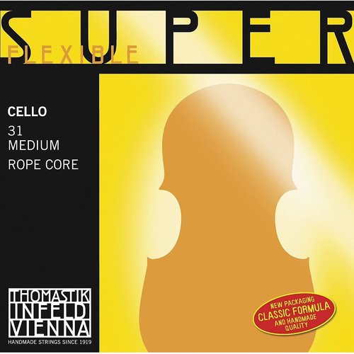 Thomastik-Infeld Set di corde per violoncello 4/4 Superflexible, 31st (forte)