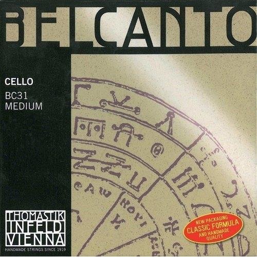 Thomastik-Infeld Jeu de cordes pour violoncelle 4/4 Belcanto, BC31 (moyen)