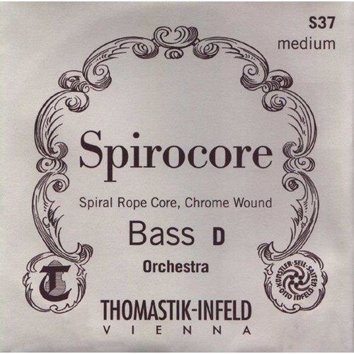 Thomastik-Infeld Jeu de cordes pour contrebasse  4/4 Spirocore Accordage solo, S43 (moyen)
