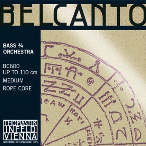 Thomastik-Infeld Kontrabasssaiten Belcanto Orchesterstimmung Satz 3/4, BC600  (mittel)