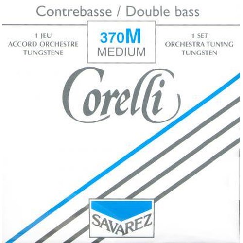 Corelli Cuerdas para contrabajo de afinacin orquestal Wolfram Set, 370M (media)