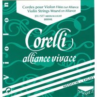 Corelli Violin strings Alliance set (E with loop), 800ML...