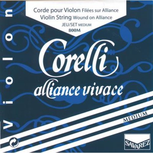 Corelli Juego de cuerdas para violn (E con bucle) Alliance , 800M (media)
