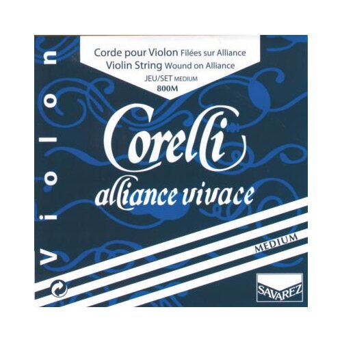 Corelli Set di corde per violino (E con loop) Alliance, 800M (media)
