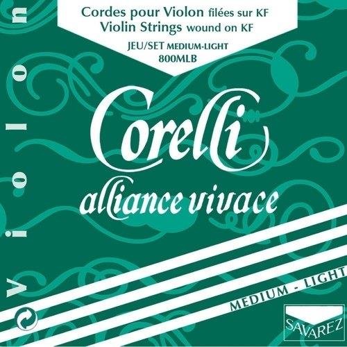 Corelli Violinsaiten Alliance Satz (mit Kugel), 800MLB (weich)