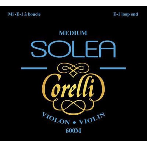 Corelli Set di corde per violino E loop Solea, 600M (media)