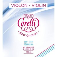 Corelli Violinsaiten New Crystal Satz mit Schlinge, 700M...