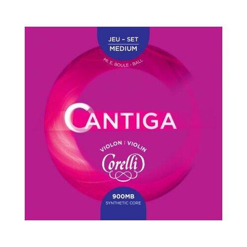 Corelli Juego de cuerdas para violín con cejilla Cantiga, 900MB (media)