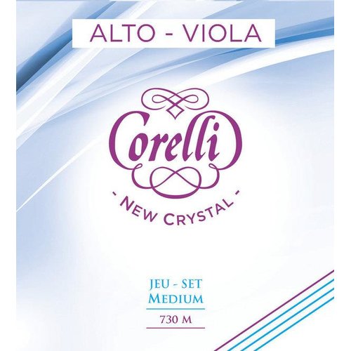 Corelli Violasaiten New Crystal Satz mit A Schlinge, 730M (mittel)