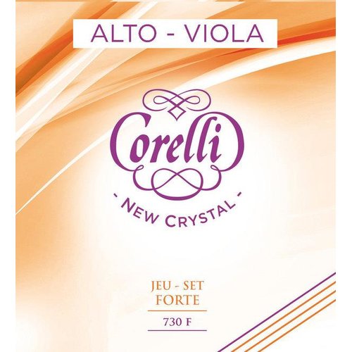 Corelli Violasaiten New Crystal Satz mit A Schlinge, 730F (stark)