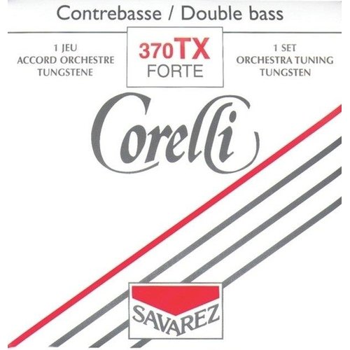 Corelli Double bass strings orchestra tuning tungsten set, 370TX (extra strong)